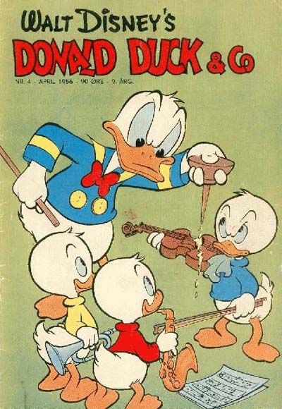 Cover for Donald Duck & Co (Hjemmet / Egmont, 1948 series) #4/1956