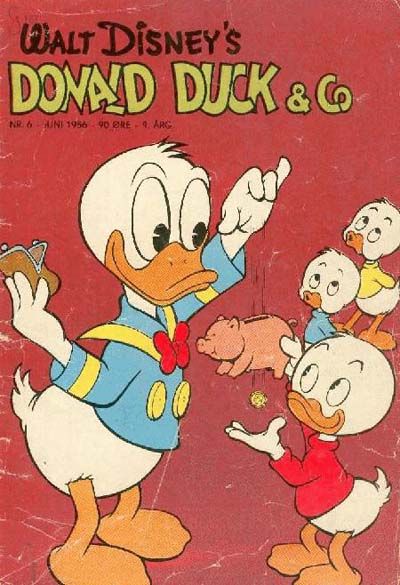 Cover for Donald Duck & Co (Hjemmet / Egmont, 1948 series) #6/1956