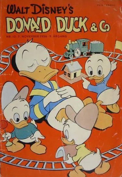 Cover for Donald Duck & Co (Hjemmet / Egmont, 1948 series) #12/1956