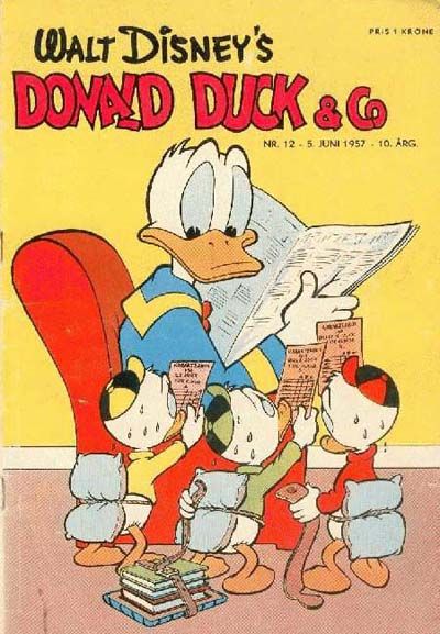 Cover for Donald Duck & Co (Hjemmet / Egmont, 1948 series) #12/1957