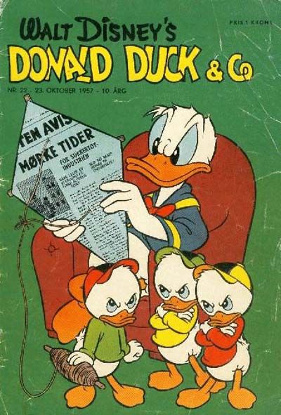 Cover for Donald Duck & Co (Hjemmet / Egmont, 1948 series) #22/1957