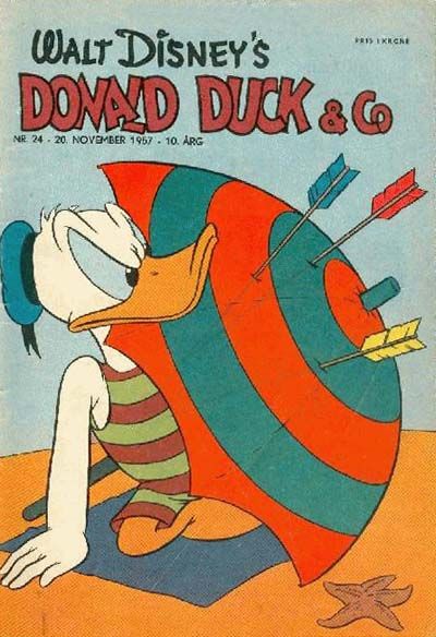 Cover for Donald Duck & Co (Hjemmet / Egmont, 1948 series) #24/1957