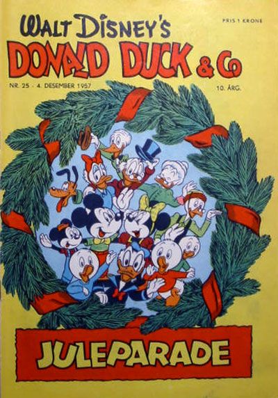 Cover for Donald Duck & Co (Hjemmet / Egmont, 1948 series) #25/1957