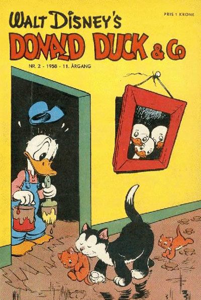 Cover for Donald Duck & Co (Hjemmet / Egmont, 1948 series) #2/1958