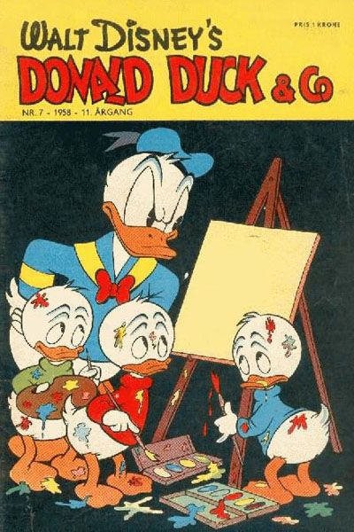Cover for Donald Duck & Co (Hjemmet / Egmont, 1948 series) #7/1958