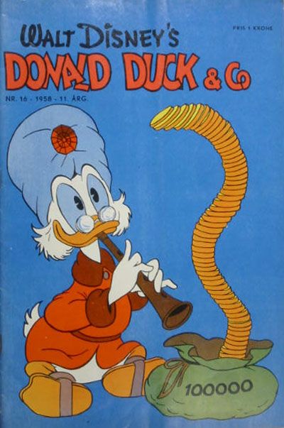 Cover for Donald Duck & Co (Hjemmet / Egmont, 1948 series) #16/1958