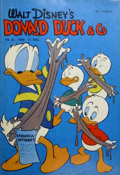 Cover for Donald Duck & Co (Hjemmet / Egmont, 1948 series) #22/1958