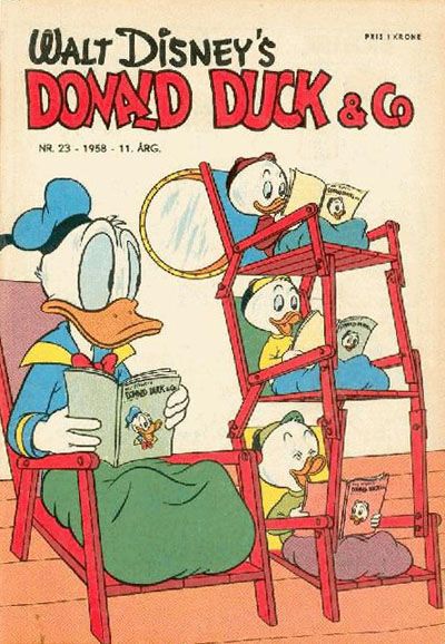 Cover for Donald Duck & Co (Hjemmet / Egmont, 1948 series) #23/1958