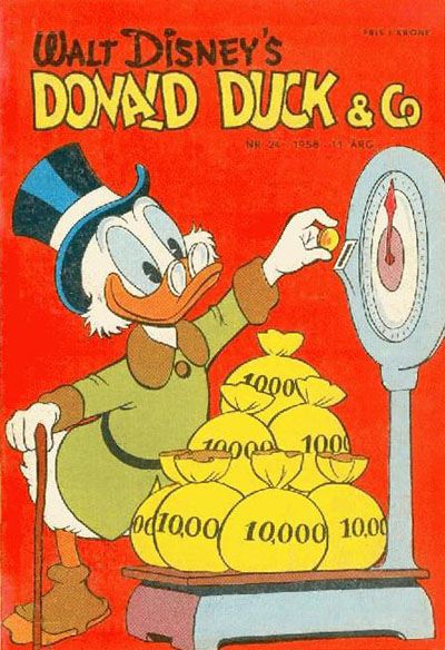 Cover for Donald Duck & Co (Hjemmet / Egmont, 1948 series) #24/1958