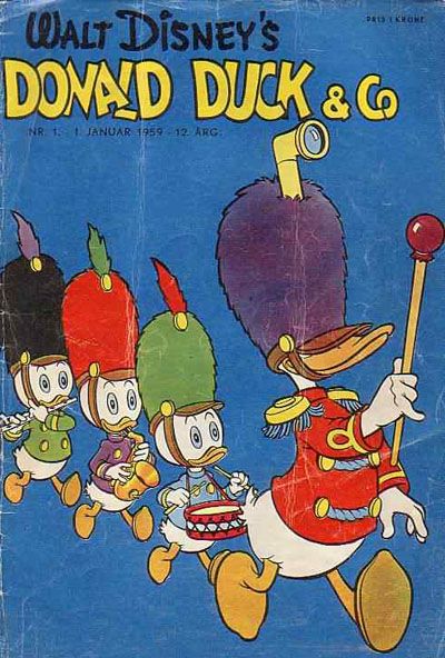 Cover for Donald Duck & Co (Hjemmet / Egmont, 1948 series) #1/1959