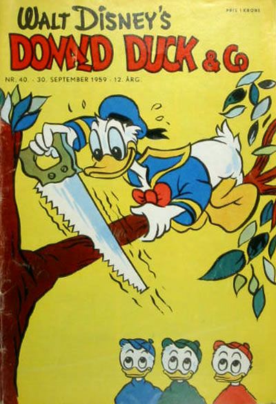 Cover for Donald Duck & Co (Hjemmet / Egmont, 1948 series) #40/1959