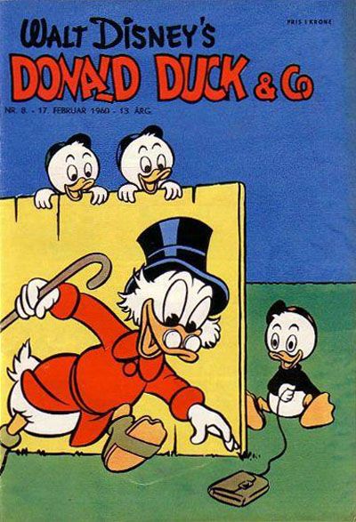 Cover for Donald Duck & Co (Hjemmet / Egmont, 1948 series) #8/1960