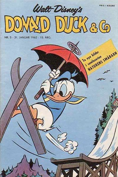 Cover for Donald Duck & Co (Hjemmet / Egmont, 1948 series) #5/1962
