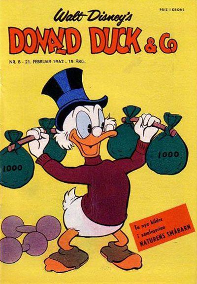 Cover for Donald Duck & Co (Hjemmet / Egmont, 1948 series) #8/1962