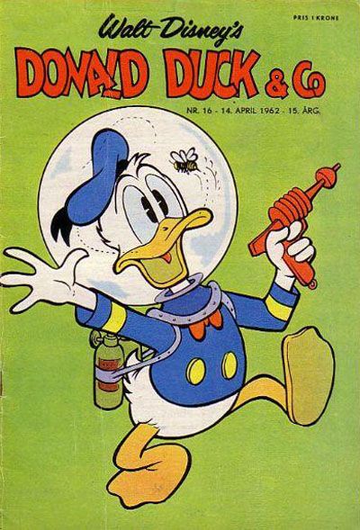 Cover for Donald Duck & Co (Hjemmet / Egmont, 1948 series) #16/1962