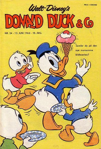 Cover for Donald Duck & Co (Hjemmet / Egmont, 1948 series) #24/1962