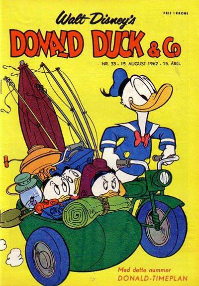Cover for Donald Duck & Co (Hjemmet / Egmont, 1948 series) #33/1962