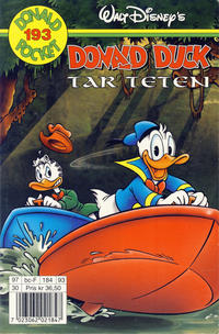 Cover Thumbnail for Donald Pocket (Hjemmet / Egmont, 1968 series) #193 - Donald Duck tar teten [1. opplag]