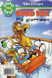 Cover Thumbnail for Donald Pocket (Hjemmet / Egmont, 1968 series) #196 - Donald Duck på glattisen [1. opplag]