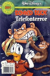 Cover Thumbnail for Donald Pocket (Hjemmet / Egmont, 1968 series) #201 - Donald Duck Telefonterror [1. opplag]