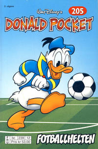 Cover Thumbnail for Donald Pocket (Hjemmet / Egmont, 1968 series) #205 - Fotballhelten [2. opplag bc 239 12]