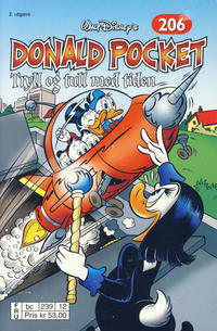 Cover Thumbnail for Donald Pocket (Hjemmet / Egmont, 1968 series) #206 - Tryll og tull med tiden [2. opplag bc 239 12]