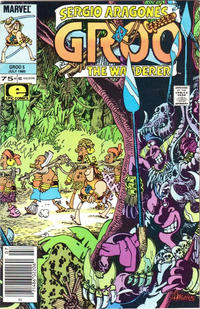 Cover Thumbnail for Sergio Aragonés Groo the Wanderer (Marvel, 1985 series) #5 [Newsstand]