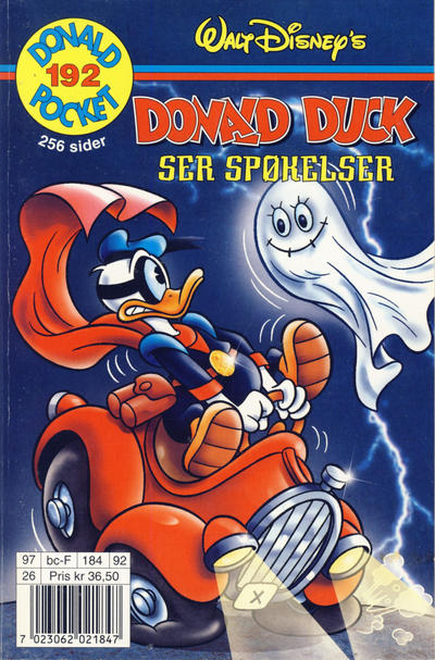 Cover for Donald Pocket (Hjemmet / Egmont, 1968 series) #192 - Donald Duck ser spøkelser [1. opplag]
