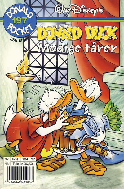 Cover for Donald Pocket (Hjemmet / Egmont, 1968 series) #197 - Donald Duck Modige tårer [1. opplag]