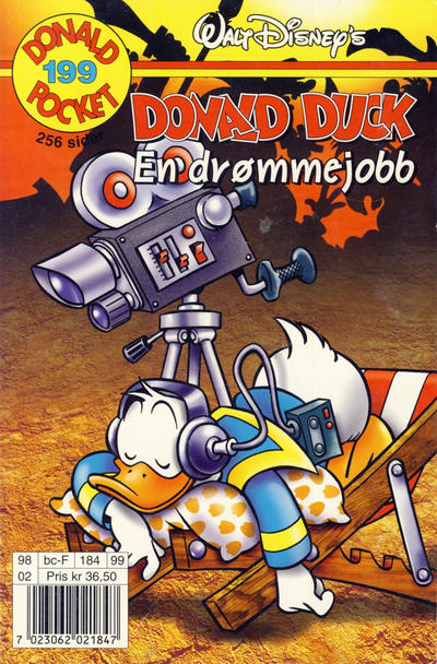 Cover for Donald Pocket (Hjemmet / Egmont, 1968 series) #199 - Donald Duck En drømmejobb [1. opplag]