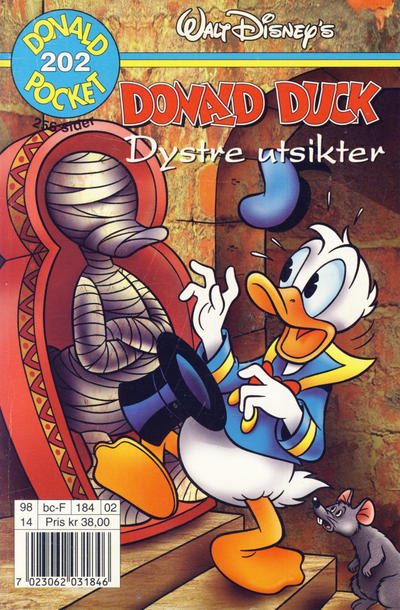 Cover for Donald Pocket (Hjemmet / Egmont, 1968 series) #202 - Donald Duck Dystre utsikter [1. opplag]