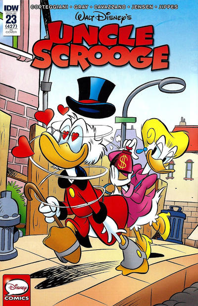 Cover for Uncle Scrooge (IDW, 2015 series) #23 / 427 [10 Copy Retailer Incentive Cover]