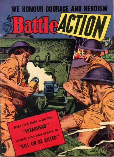 Cover for Battle Action (Horwitz, 1954 ? series) #68
