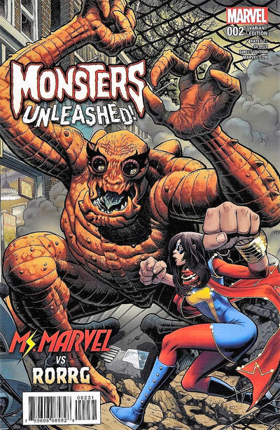 Cover for Monsters Unleashed (Marvel, 2017 series) #2 [Classic Monster vs Marvel Hero Variant]