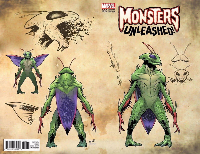 Cover for Monsters Unleashed (Marvel, 2017 series) #2 [Variant New Monster Cover]