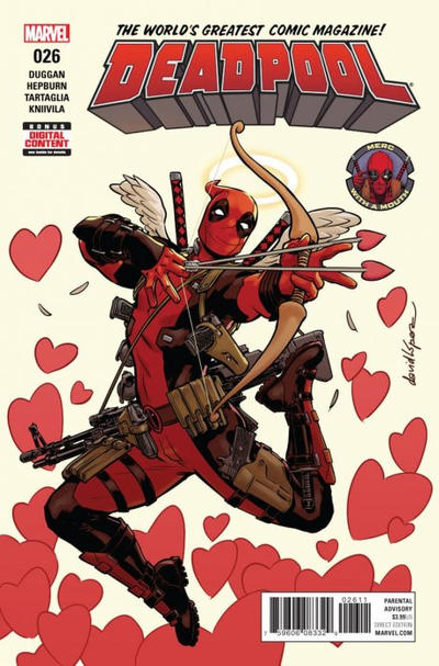 Cover for Deadpool (Marvel, 2016 series) #26 [David Lopez Cover]