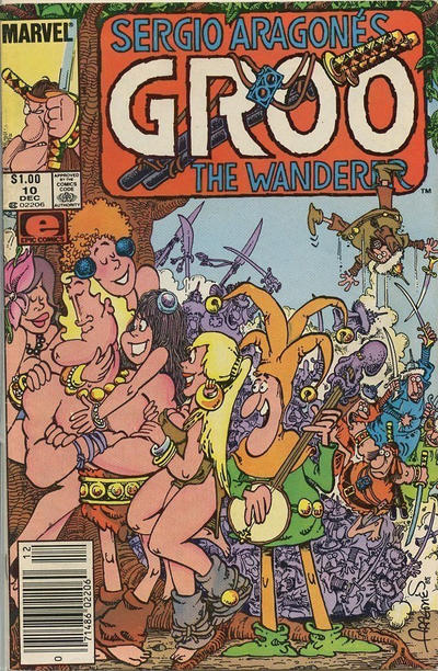 Cover for Sergio Aragonés Groo the Wanderer (Marvel, 1985 series) #10 [Canadian]