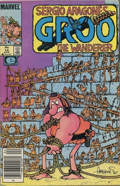 Cover for Sergio Aragonés Groo the Wanderer (Marvel, 1985 series) #14 [Canadian]