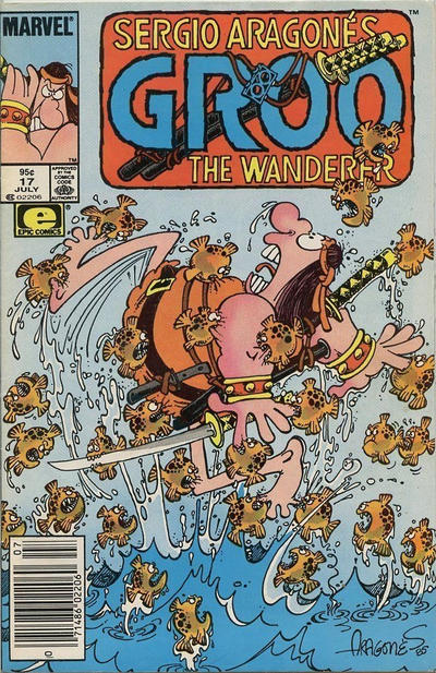 Cover for Sergio Aragonés Groo the Wanderer (Marvel, 1985 series) #17 [Canadian]