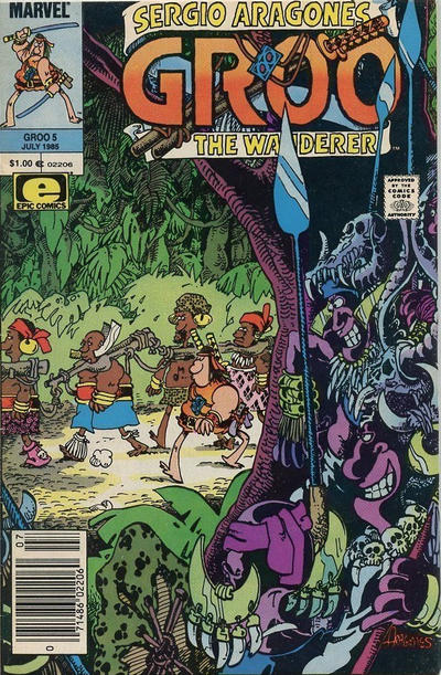 Cover for Sergio Aragonés Groo the Wanderer (Marvel, 1985 series) #5 [Canadian]