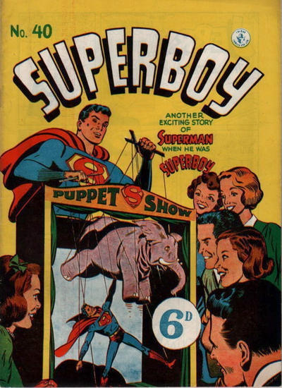Cover for Superboy (K. G. Murray, 1949 series) #40 [6D]