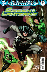 Cover Thumbnail for Green Lanterns (DC, 2016 series) #16 [Emanuela Lupacchino Variant Cover]
