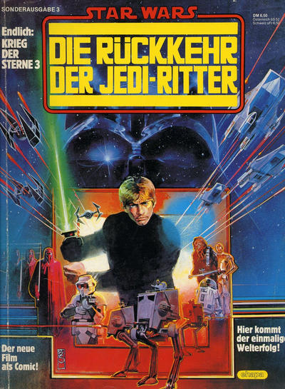 Cover for Krieg der Sterne Sonderausgabe (Egmont Ehapa, 1980 series) #3 - Die Rückkehr der Jedi-Ritter