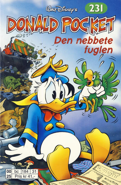 Cover for Donald Pocket (Hjemmet / Egmont, 1968 series) #231 - Den nebbete fuglen [1. opplag]