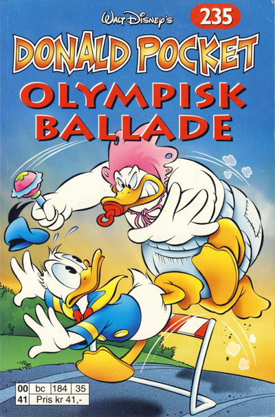 Cover for Donald Pocket (Hjemmet / Egmont, 1968 series) #235 - Olympisk ballade [1. opplag]