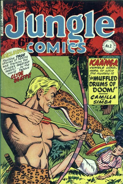 Cover for Jungle Comics (H. John Edwards, 1950 ? series) #2