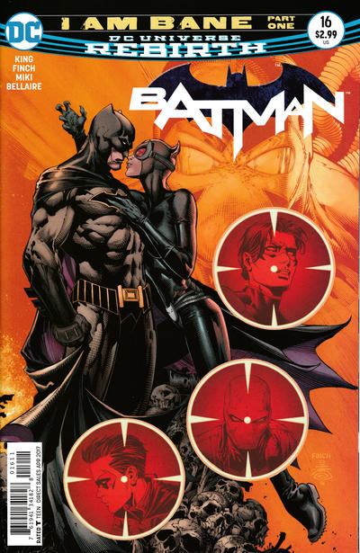 Cover for Batman (DC, 2016 series) #16 [David Finch Cover]