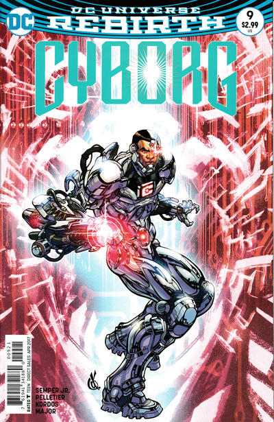 Cover for Cyborg (DC, 2016 series) #9 [Carlos D'Anda Variant Cover]