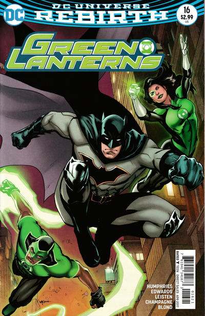 Cover for Green Lanterns (DC, 2016 series) #16 [Emanuela Lupacchino Variant Cover]