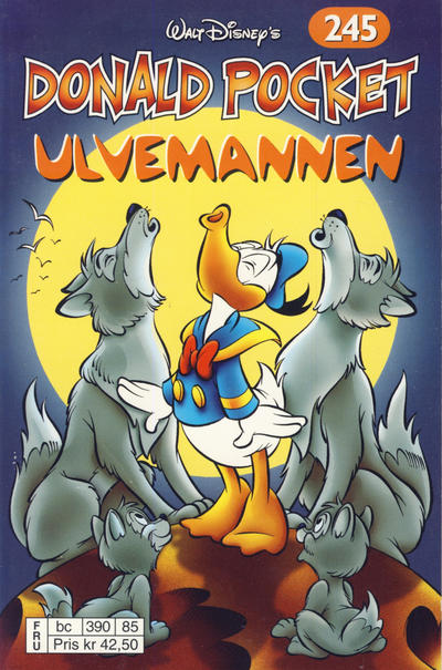 Cover for Donald Pocket (Hjemmet / Egmont, 1968 series) #245 - Ulvemannen [Reutsendelse bc 390 85]